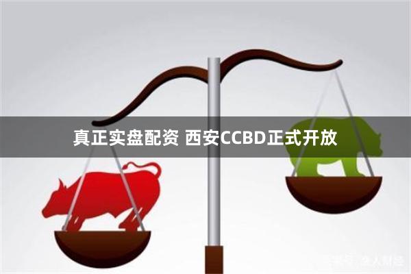 真正实盘配资 西安CCBD正式开放