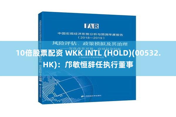 10倍股票配资 WKK INTL (HOLD)(00532.HK)：邝敏恒辞任执行董事