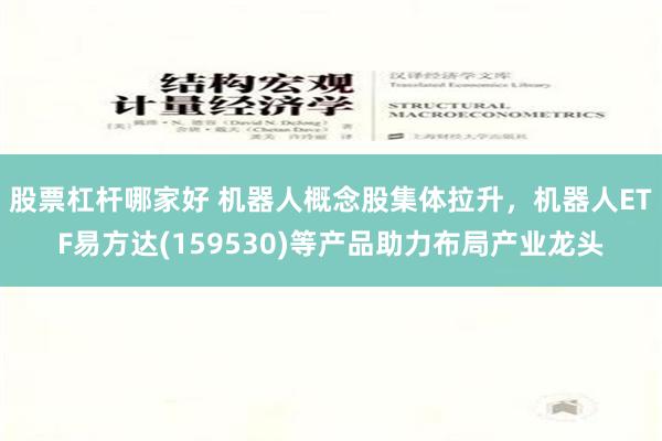 股票杠杆哪家好 机器人概念股集体拉升，机器人ETF易方达(159530)等产品助力布局产业龙头