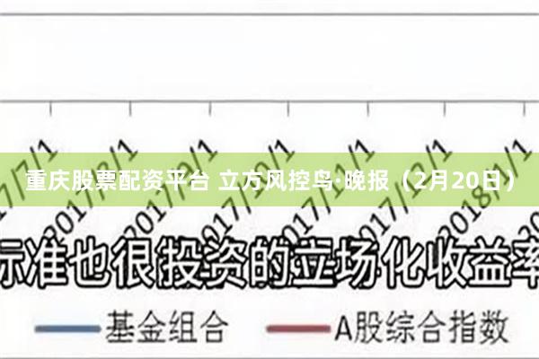 重庆股票配资平台 立方风控鸟·晚报（2月20日）